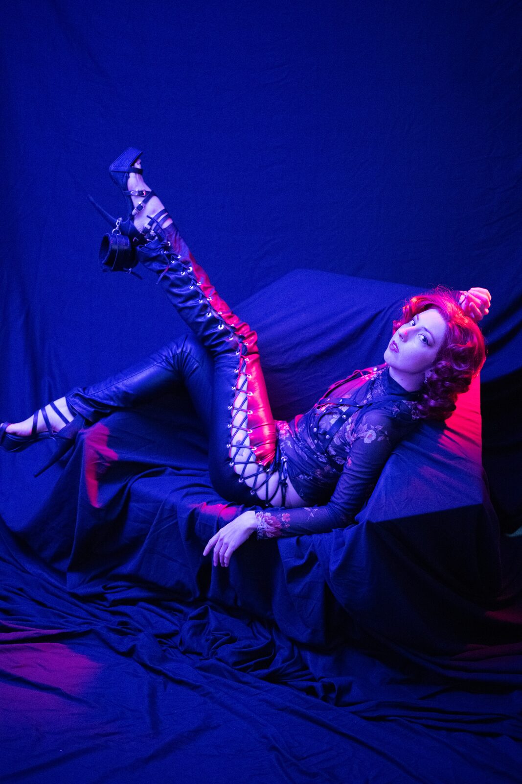 Dynamic blue studio