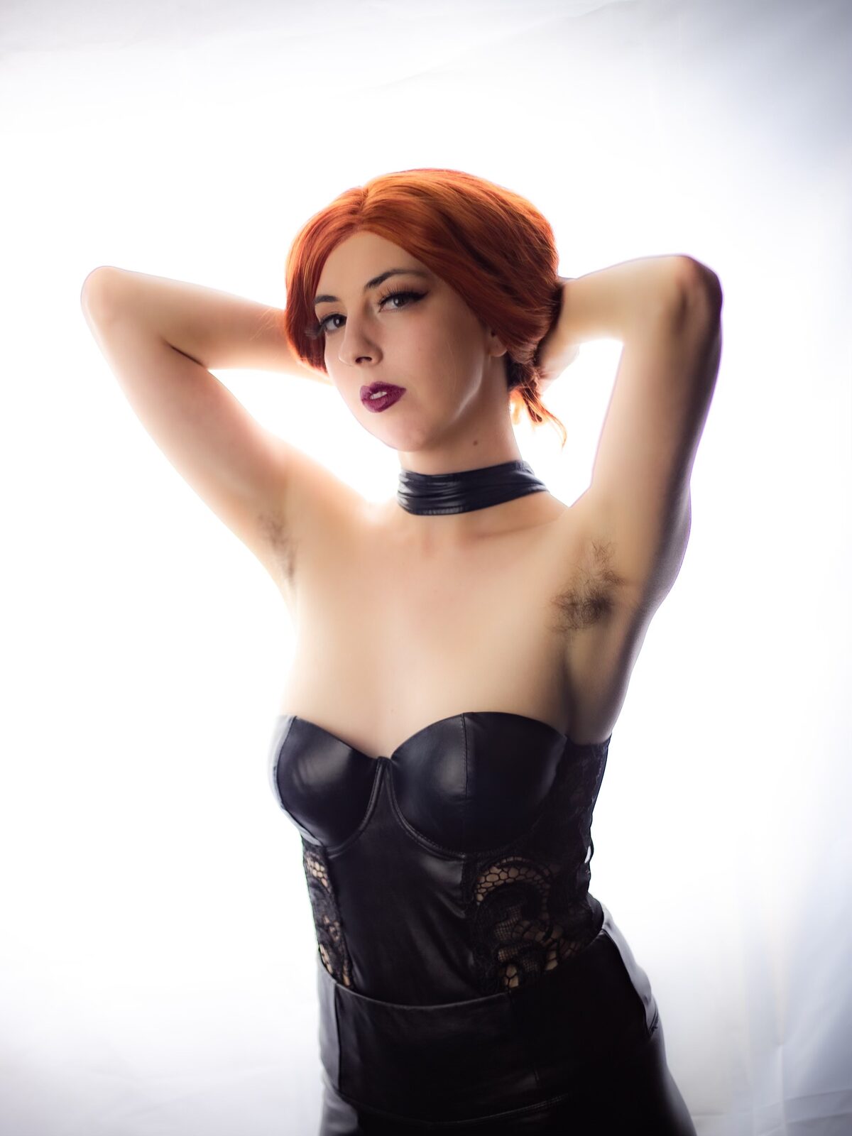 High-key corset